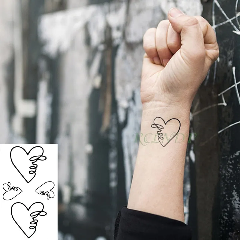Waterproof Temporary Tattoo sticker Anime fake tatto stickers flash tatoo hand foot body art for girl men women kids