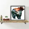 Forest Bear-Full Round Diamond Painting