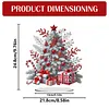 (US Local)Snow Xmas Tree DIY Table Top Diamond Painting Desktop Ornaments Kit