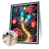 Rose Butterfly-Paint by Numbers Acrylic Painting 50*65CM