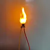 2Pcs 3 3V-5V Flame Lamp Circuit Board with Battery Box Flame Lamp Wick