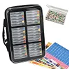 32/64pcs 2-in-1 Diamond Art Storage Containers & Line-Up Tray, Upgrade Convex Point Bottom Design for Efficient Crafting DIY Diamond Art Accessories