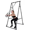[US Local Warehouse] Foldable Free Standing Pull Up Bar Stand Power Tower Workout Station for Home Gym Strength Training Adjustable Pullup Fitness Equipment Multifunctional Exercise Rack