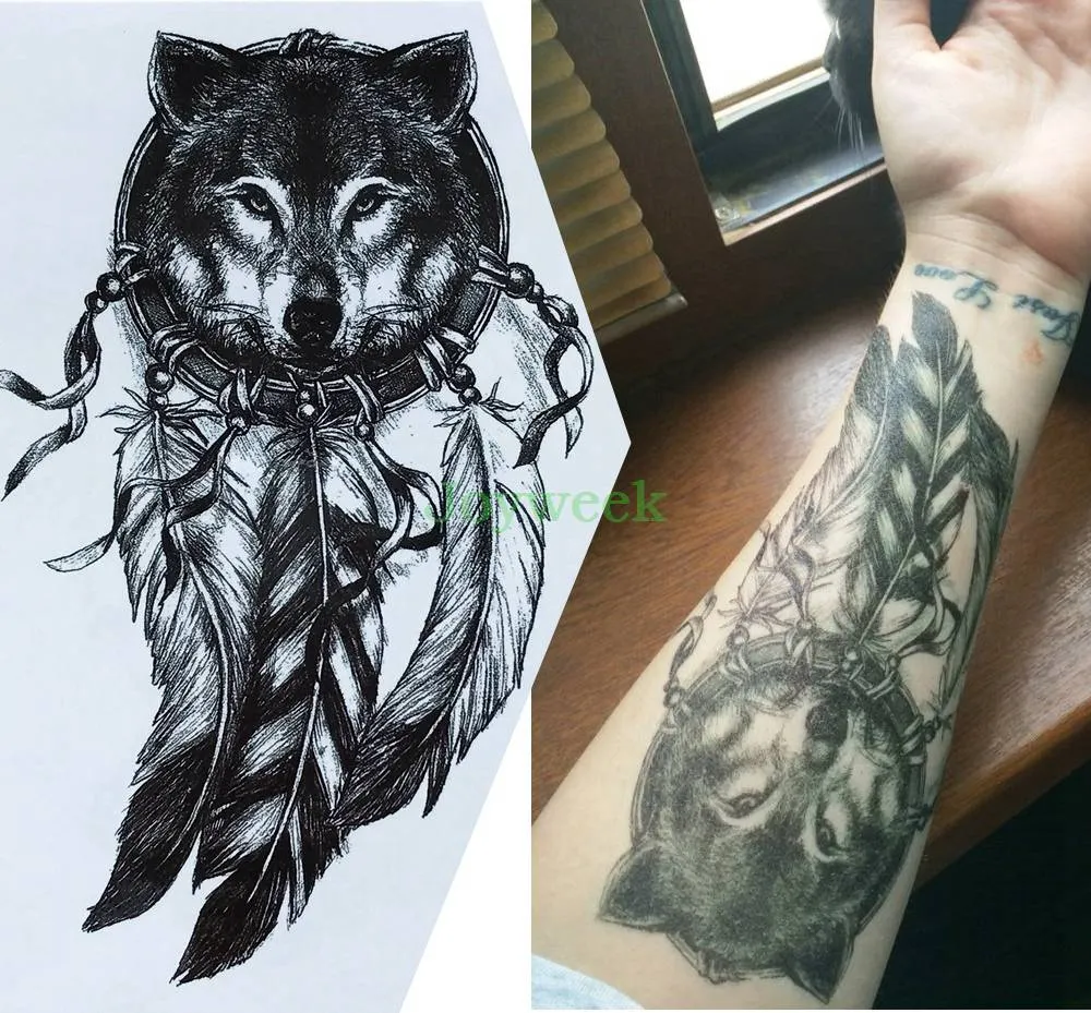 Waterproof Temporary Tattoo Sticker Eagle Wings Fake Tatto Flash Tatoo Back Leg Arm chest belly Large Size for Women girl Men