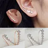 Clous d'oreilles diamant sept &eacute;toiles