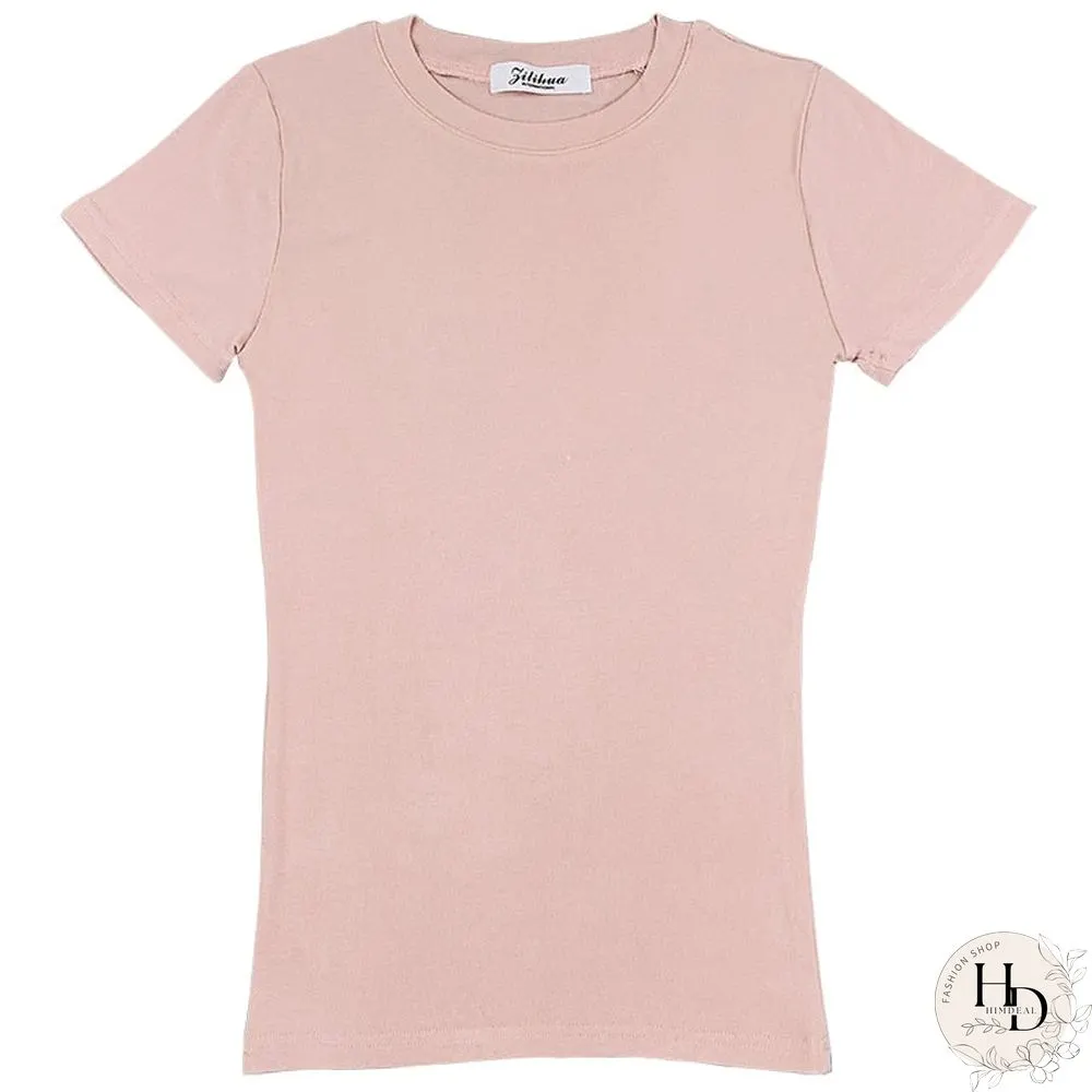 Aossviao Summer Character T-Shirts Fashion Girls Tops Short Sleeve Slim T-Shirts Korean Women Cotton Tee Shirt Femme