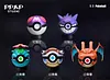 1:1 Scale Gengar Pokeball - Pokemon Resin Statue - PPAP Studios [In Stock]