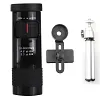 Pocket Portable Telescope Monocular 7X18 /10-30*21Mini Optics Night Vision Spotting Scope