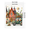 【Limited Stock Sale】Bird On Roof-11CT Stamped Cross Stitch 50*65cm/19.69*25.59in(Big Size)
