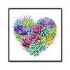 Succulent-11CT Stamped Cross Stitch Kit(40*40cm)