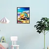 >SALE<5D DIY Full Round Drill Diamond Painting Kit Beach Turtle Decoration (sz4244)