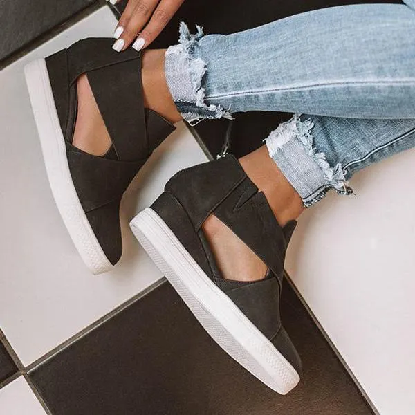 Women Fashion Stylish Wedge Sneakers