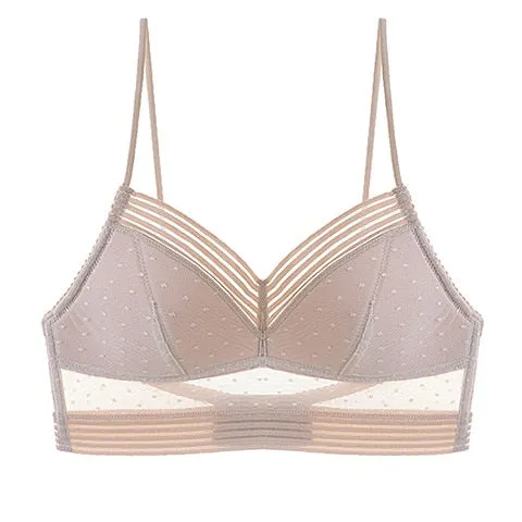 2021 New Women's Open Back Bra Sexy Lace Underwear Fashion Push Up Comfort Invisible Brassiere Female Sexy Dress Lingerie