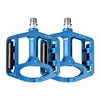Double DU Bicycle Pedal Waterproof Alloy Pedal Anti-Slip Widened Nail Pedal