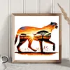 Leopard Landscape-Full Round Diamond Painting 