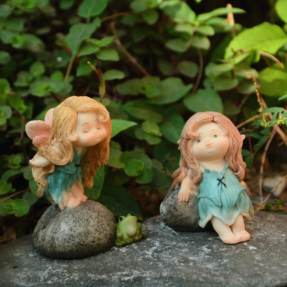 Everyday Collection cute baby Figurine  Fairy Garden Decoration  Angel miniature home Ornament girl Festival gifts