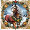 (Multi-Style)Christmas Horse-Partial Special Shaped Diamond Painting 40*40cm