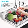 Portable Stainless Steel Rolling Rack (🔥Hot Sale- SAVE 48% OFF)(BUY 2 GET FREE SHIPPING)