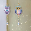 2pcs Crystal Light Catcher Diamond Painting Owl Suncatcher Hanging Kits