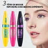 Mascara volumisant &agrave; 3 types de brosse