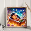 Sleeping Princess Moana - 18CT Stamped Cross Stitch - 30*30cm - Disney