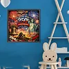 Diamond Painting -DIY Round Drill 250th Anniversary of USA(40x40cm)