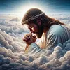 Praying Man - 11CT Stamped Cross Stitch - 40*40cm