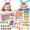 100/120 Pcs Basket Stuffers Fillers Prefilled Easter Eggs for Kids Girls Boys