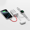 SHARGE Pouch Mini 10000mAh 30W Fast Charging Portable Power Bank with Built-in Type C Cable USB-C and USB-A Port Battery Pack