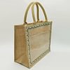 DIY Linen Waterproof Handbag Shopping Storage Bag Totes