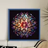 Mandala-11CT Stamped Cross Stitch 40*40cm