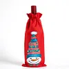 5D DIY Special Shaped Drill Diamond Painting Christmas Wine Bottle Bags Covers Kits