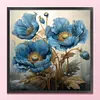 (Multi Style)Flowers-Full Embroidery 3 Strands 11CT Stamped Cross Stitch-40*40CM