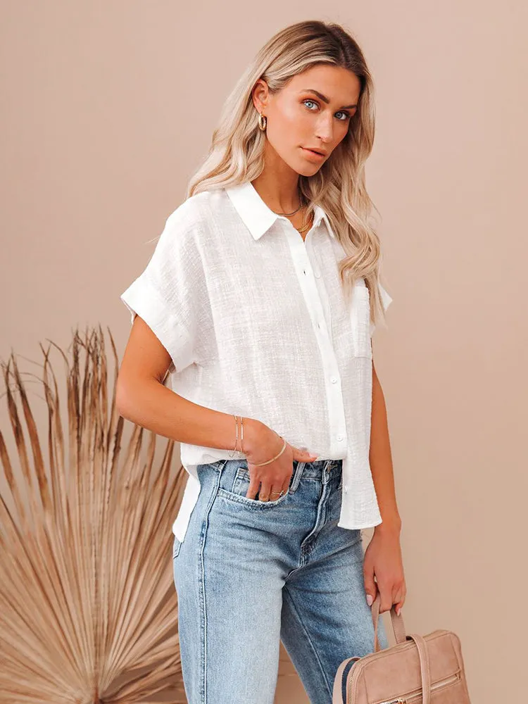 Back to school  Women Summer Linen Oversized Shirt Vintage Harajuku Short Sleeve Loose Blouse Elegant Chic Tunis 2022 Women Tops Streetwear
