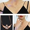  Collier Pendentif l'Aile de l'Ange