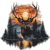Forest Deer-Full Round Diamond Painting