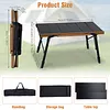 [US Local Warehouse] Aluminum Folding IGT Camping Table with Carry Bag for Patio BBQ Backyard Picnic
