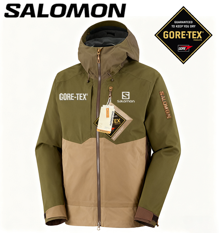 Kurtka Salomon GORE-TEX 2025 Nowość &ndash; Wodoodporna i wiatroszczelna! Wielka wyprzedaż!