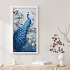 Peacock - 9CT Full Beaded Cross Stitch Kit(30x56cm)