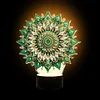 DIY 5D Diamond Painting Acrylic Mandala  Night Light Lamp Home Decoration Ornament Gift Kit