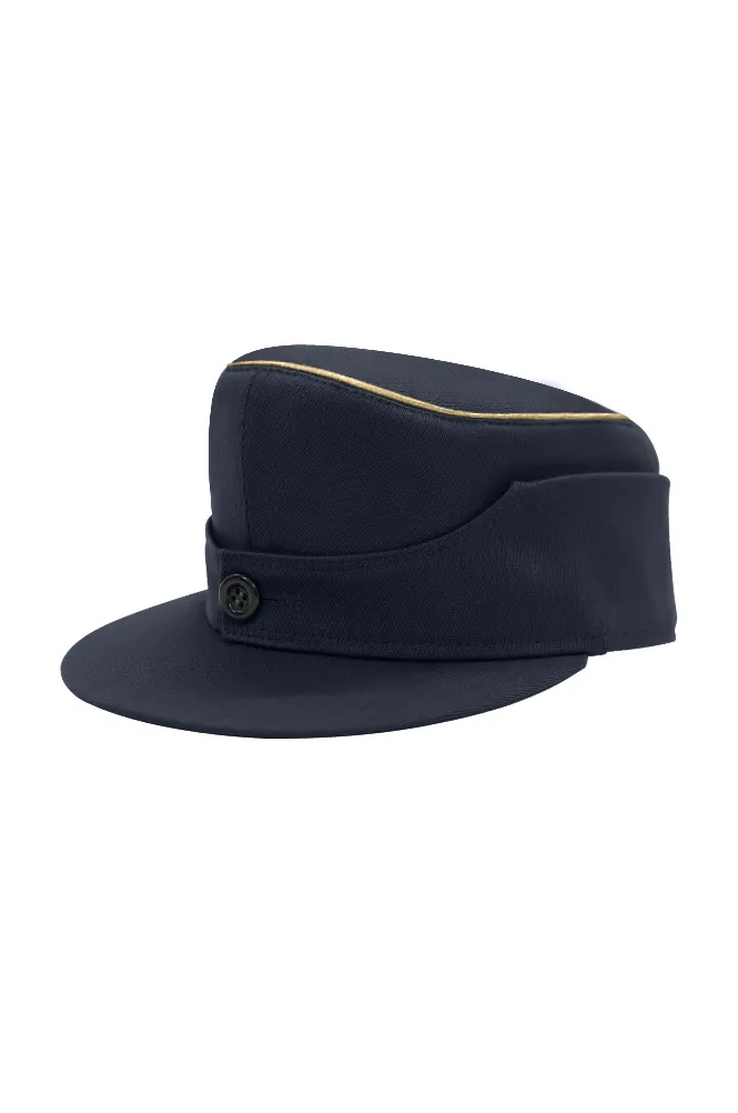  Kriegsmarine Navy Blue Gabardine M1944 Field Cap German-Uniform