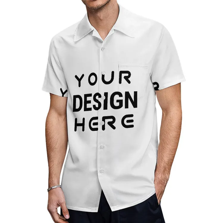 Full Print Personalized Design Men's Short Sleeved Shirt