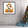 【Limited Stock Sale】Halloween Pumpkins  Skeletons-Paint by Numbers Acrylic Paintingg 40*40CM(Watercolor)