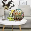 Potted Plant Acrylic DIY Diamond Painting Clock Kit 5D Diamond Art Clock