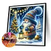 >SALE<5D DIY Full Round Drill Partial AB Diamond Painting Gnome Kit Art Decor 50x50cm