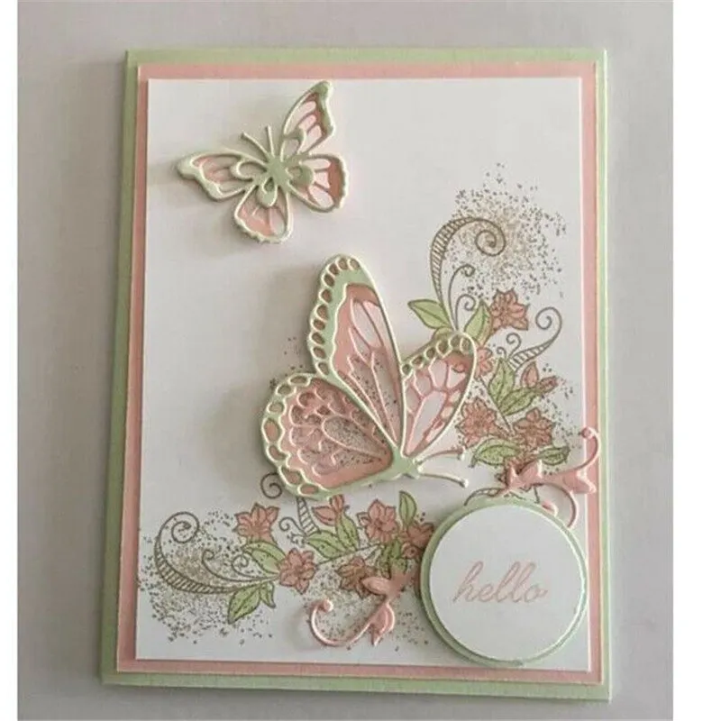 Craft dies metal cutting dies cut die Making Christmas Card Scrapbooking Cards Layered Butterfly 3D 712-1