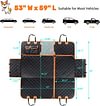 Dog Seat Cover Car Seat Cover for Pets 100%Waterproof Pet Seat Cover Hammock 600D Heavy Duty Scratch Proof Nonslip Durable Soft Pet Back Seat Covers