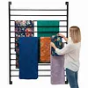 [US Local Warehouse] 13 Rolls Vinyl Roll Holder with Adjustable Hanging Rod for Wallpaper Window Film