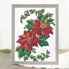 Xmas Flower - 9CT Partial Beaded Cross Stitch Kit(39x39cm)