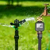 Digital Water Flow Meter IPX5 Waterproof Brass Inlet Outlet Flow Rate Test Meter